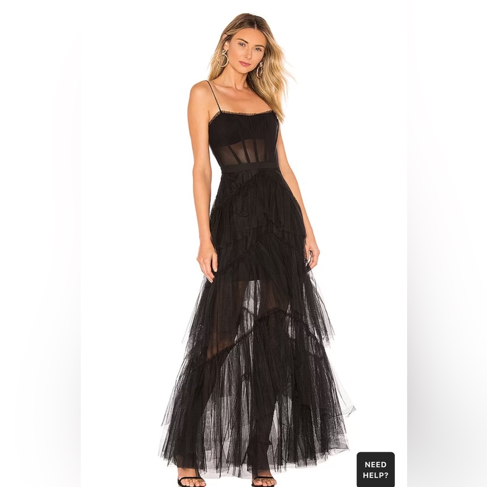 Classy black maxi